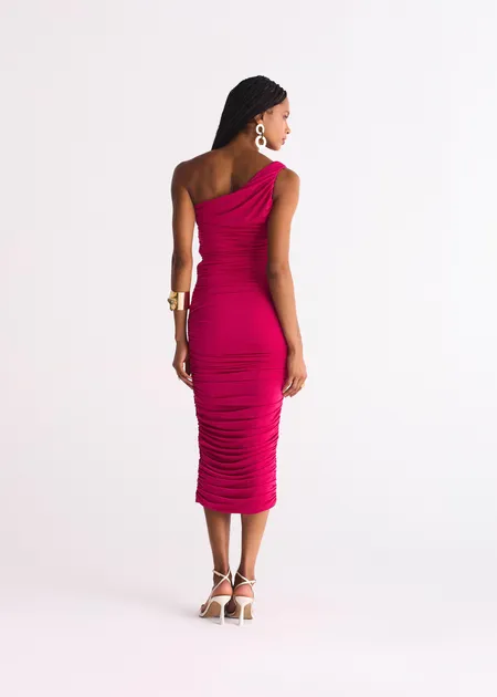 VESTIDO MEGHAN ROSA BARBIE VESTIDO MEGHAN ROSA BARBIE