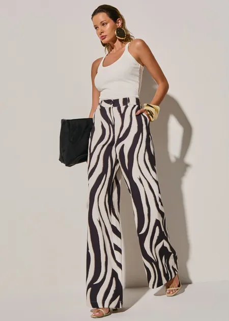 CALÇA SAFARI ESTAMPADA