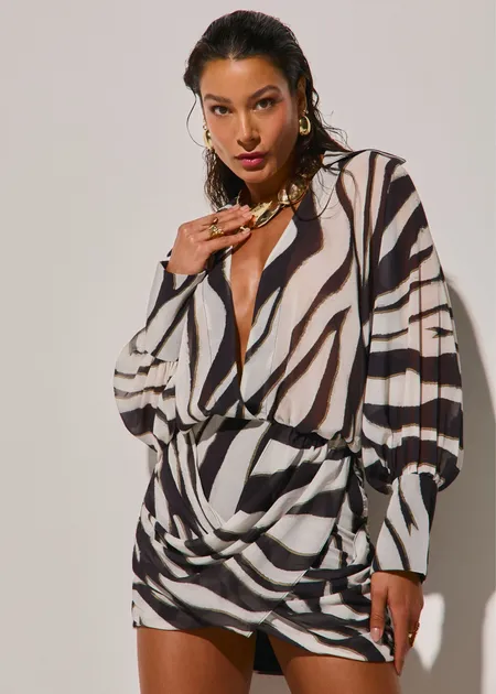 VESTIDO SAFARI ESTAMPADO VESTIDO SAFARI ESTAMPADO