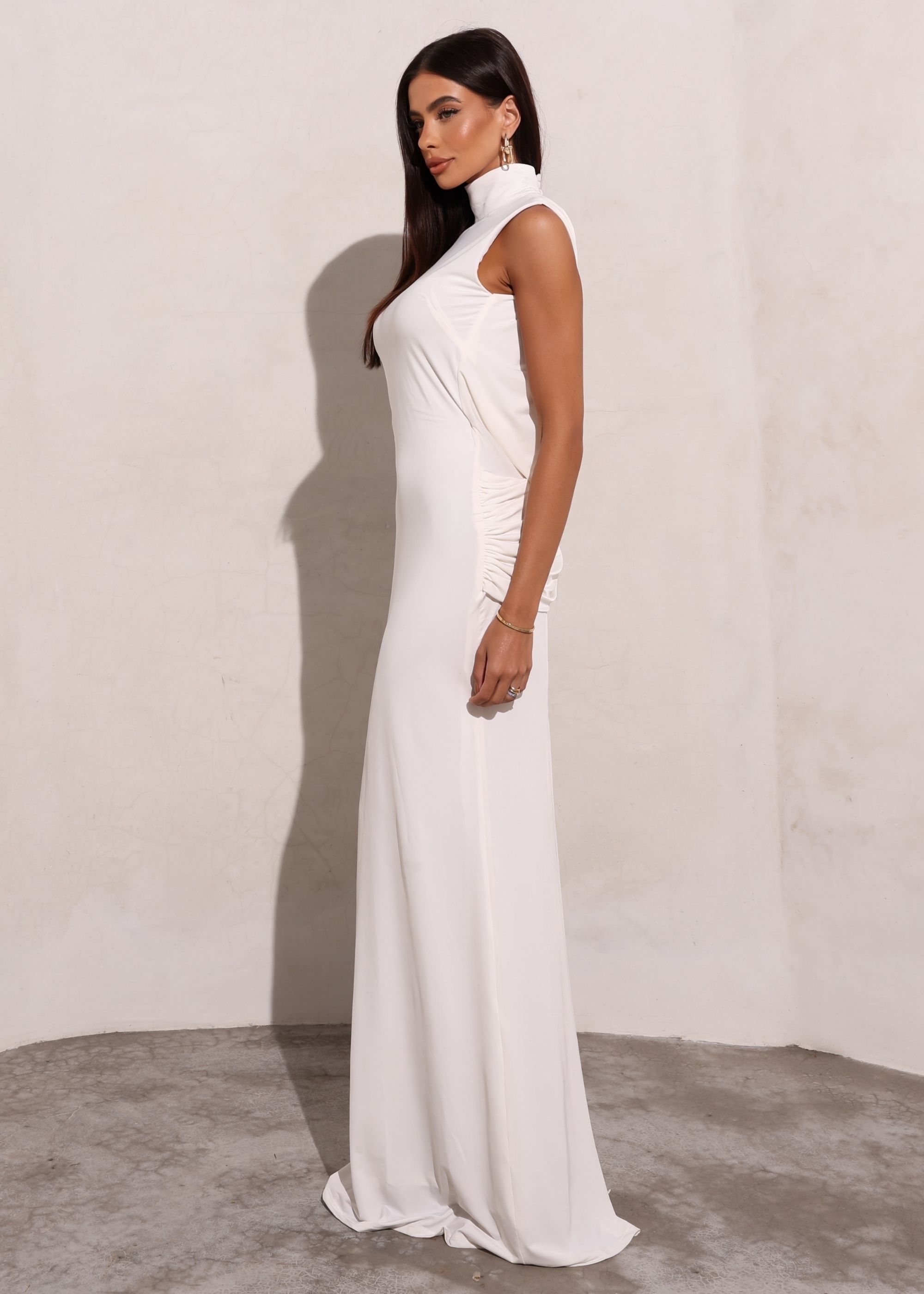 VESTIDO SIRENA OFF WHITE