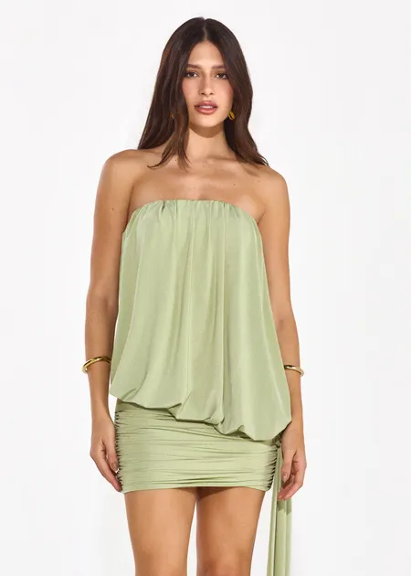 VESTIDO VIVIENE VERDE LIMONADA