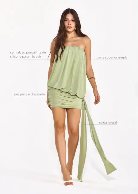 VESTIDO VIVIENE VERDE LIMONADA